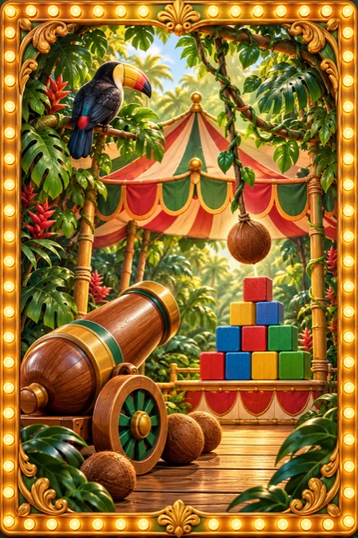 Jungle Jamboree carnival artwork