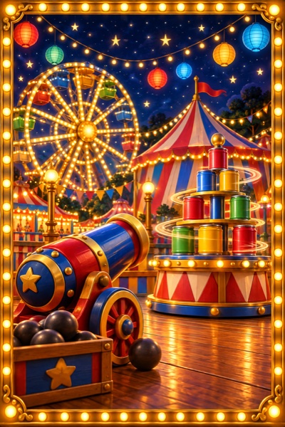 Starry Night carnival artwork